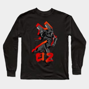 Evangelion Unit 02 Long Sleeve T-Shirt